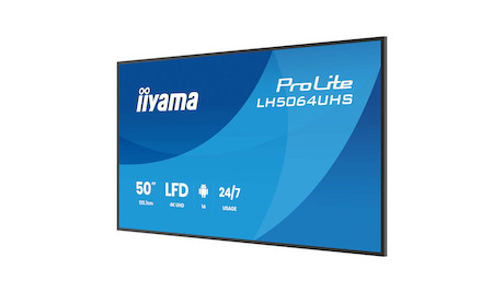 iiyama ProLite LH5064UHS-B1AG 4K UHD 50" Digital Signage-Display mit erweiterten Steuerungs- und Kon