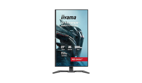 iiyama G-MASTER Red Eagle GB2771QSU-B1 27" Gaming-Monitor mit dem höhenverstellbaren Standfuß und US