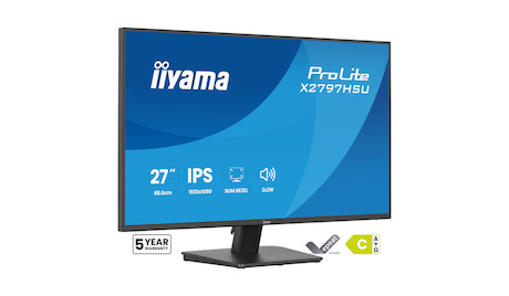 iiyama ProLite X2797HSU-B1 umweltbewusster 27" IPS-Monitor für moderne Arbeitsplätze