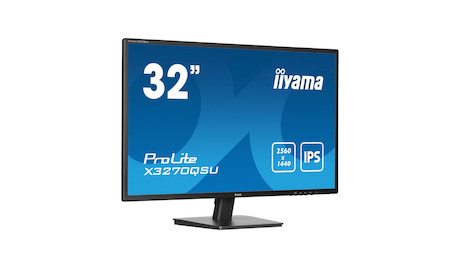iiyama ProLite X3270QSU-B1 32" Monitor mit IPS-Panel-Technologie und WQHD-Auflösung