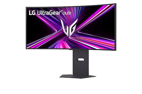 LG UltraGear 34GX900A 34" UWQHD OLED Curved Gaming Monitor mit 240Hz und DisplayHDR True Black 400 -