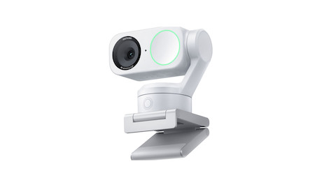 Insta360 Link 2 intelligente 4K KI Webcam mit Gimbal und KI-Tracking, Polarweiß