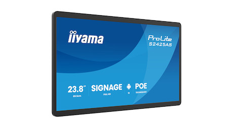 iiyama ProLite S2425AS-B1P professionelles kleinformatiges 24" Signage Display, optimiert durch das