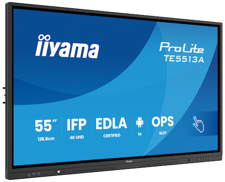 iiyama ProLite TE5513A-B1AG 55"interaktives Display für eine nahtlose Integration und Zusammenarbeit