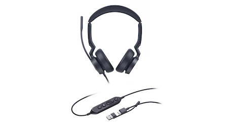 Yealink UH44 kabelgebundenes Dual USB-C/A Headset