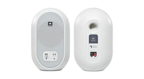 JBL 104-BT - Aktives-Desktop-Lautsprecher-Set mit Bluetooth, weiß