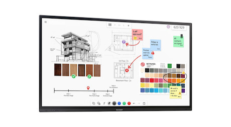 Sharp PN-LA862 86" Big Pad Interactive Display für professionelle Konferenzumgebungen
