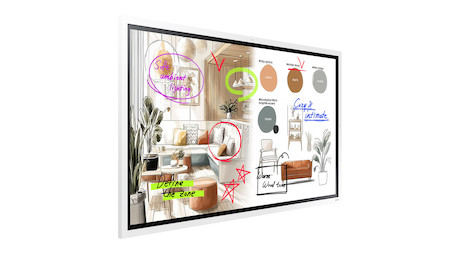 Samsung Flip WM65FX 65" 4K Interaktives Touchdisplay für effiziente Zusammenarbeit