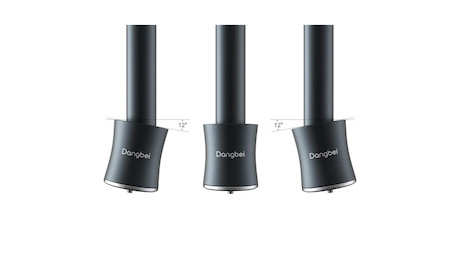 Dangbei Deckenhalterung für Beamer - 10-40 cm verstellbar, schwarz