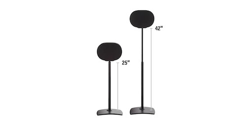 Sanus WSSE3A2 Höhenverstellbarer Lautsprecherständer für Sonos Era 300 (Pair), schwarz