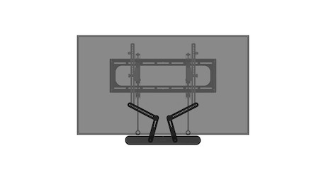 Sanus WSSAFM1 Soundbar-Halterung speziell für Sonos Ray