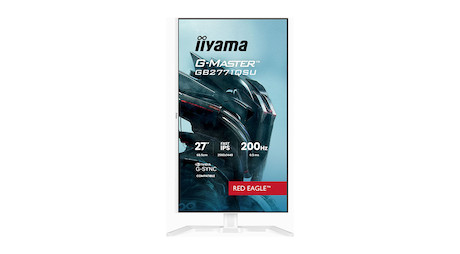 iiyama G-MASTER Red Eagle GB2771QSU-W1 27" Gaming-Monitor mit dem höhenverstellbaren Standfuß und US
