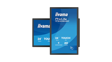 iiyama ProLite TF2438MSC-B2 23.8" DeepContrast PCAP+ 10 Punkte Touchscreen mit mit robustem Metallge
