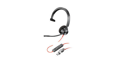 Poly Blackwire 3310 Mono USB-C Headset
