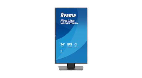 iiyama ProLite XB2497HSN-B1 23.8’’ Monitor mit IPS-Panel-Technologie, USB-C-Dock, RJ45 (LAN) Anschlu