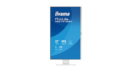 iiyama ProLite XB2797QSU-W1 27" QHD-IPS-Monitor mit vierseitig schmalem Rahmen, ergonomischem Standf