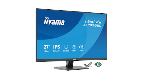iiyama ProLite X2793QSU-B1 27" Monitor mit IPS-Panel-Technologie, QHD Auflösung, vierseitig schmalen