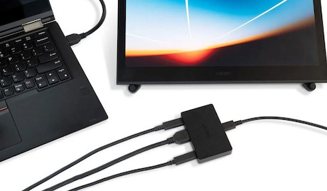 Wacom Converter Kit for HDMI to USB-C Connection - Kabel-/Adapterset - Digital/Daten