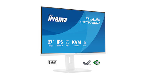 iiyama ProLite XB2797QSNP-W1 27″ QHD-Monitor mit USB-C-Docking, KVM-Switch und LAN