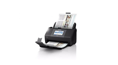 Epson WorkForce ES-590W DIN-A4-Scanner mit automatischer Duplexfunktion