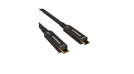 Kindermann USB-C AOC Full Feature Kabel, 12m St/St