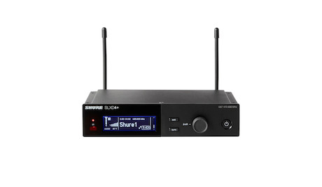 Shure SLXD14D+ 2-Kanal-Drahtlossystem mit zwei Taschensendern, Frequenzband: S50