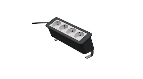 Kindermann CablePort Office desk 4-fach 4 x Strom