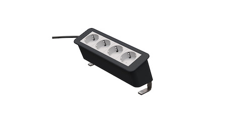 Kindermann CablePort Office desk 4-fach 4 x Strom