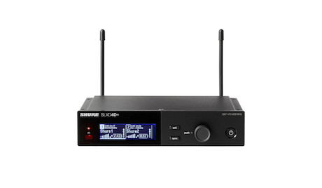 Shure SLXD24D+/N8C 2-Kanal-Drahtlossystem mit zwei Nexadyne™ 8/C Handsendern, Frequenzband: K55