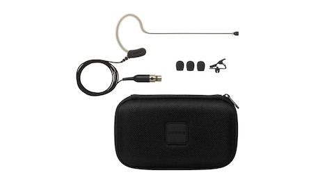 Shure MX153 professionelles Ohrbügel Mikrofon, Farbe: Schwarz