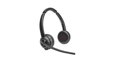 HP Poly Savi 8420 UC schnurloses DECT Stereo-Headset mit Basisstation