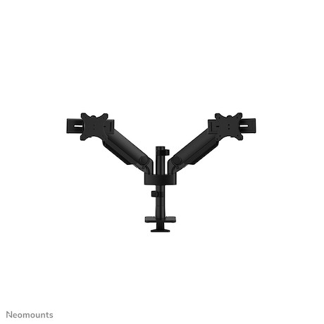 Neomounts Next One SL Desk Mount double display sliding VESA topfix clamp/grommet