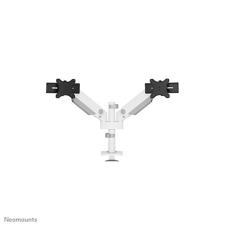 Neomounts Next One SL Desk Mount double display sliding VESA topfix clamp/grommet