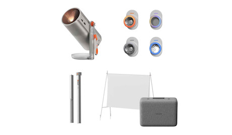 XGIMI MoGo 4 Match Night Collection Outdoor-Projektor-Set mit Standfuß und Leinwand