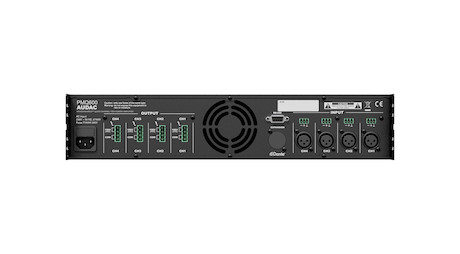 Audac PMQ600 WaveDynamics Vierkanal-Leistungsverstärker 70/100 V