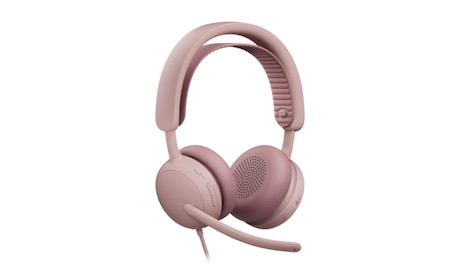 Logitech Zone Wired 2 For Business Headset für Microsoft Teams, Farbe: Rosa