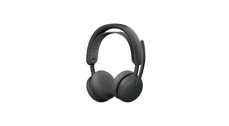 Logitech Zone Wireless 2 ES for Business - kabelloses Dual Headset mit adaptiver Hybrid-ANC | Grafit