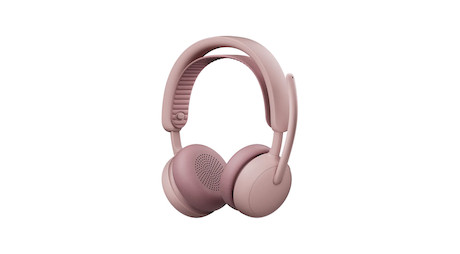 Logitech Zone Wireless 2 ES for Business - kabelloses Dual Headset mit adaptiver Hybrid-ANC | Rosa