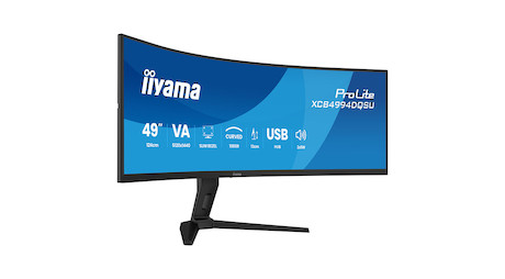 iiyama ProLite XCB4994DQSU-B1 49" Dual-QHD-Monitor mit curved Bildschirm