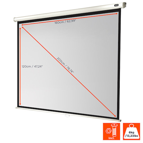 celexon Leinwand Rollo Economy 160 x 120 cm