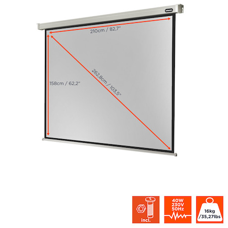 celexon Leinwand Motor Professional 220 x 165 cm