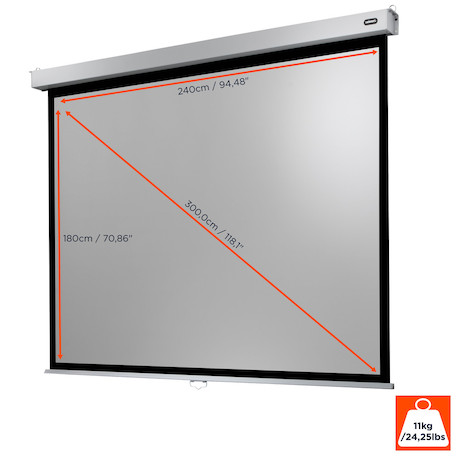 celexon Leinwand Rollo Professional Plus 240 x 180 cm