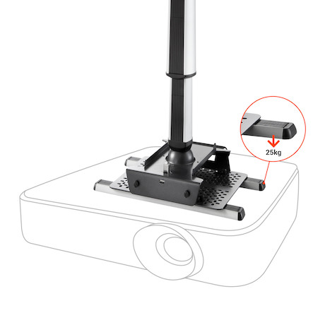 celexon Deckenhalterung universal MultiCel Expert 4070 - Deckenabstand 40-70 cm