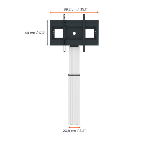 celexon Display-Ständer Adjust-42100W (mit Wandbefestigung)