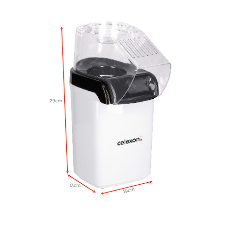 celexon CinePop CP150 Popcornmaschine - weiß/schwarz