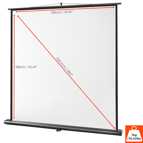 celexon Leinwand Ultramobil Professional 160 x 160 cm