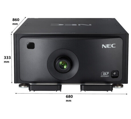 NEC PH1202HL Installationsbeamer mit 12000 ANSI-Lumen und Full-HD Auflösung