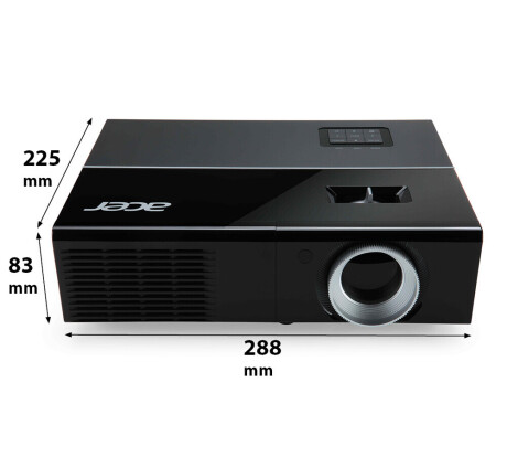 Acer P1273B Beamer mit 3000 ANSI-Lumen und XGA Auflösung