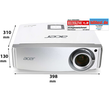 Acer H9505BD 3D Heimkino Beamer mit 3000 ANSI-Lumen und Full-HD