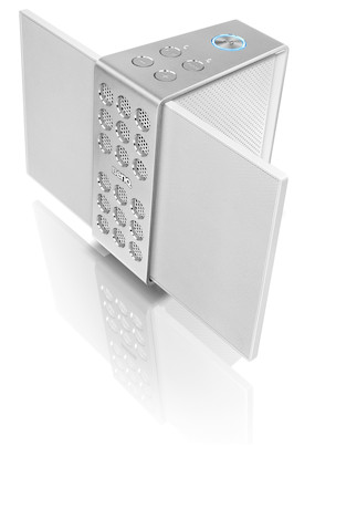 BenQ TreVolo elektrostatischer Bluetooth-Lautsprecher silber